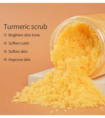 Turmeric Facial Scrub 220g for softening cutin and brightening skin
