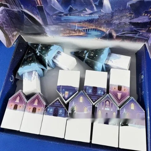 2024 Verris decorative Christmas gift box, 32 x 27 x 5.5 cm, for advent and festive display
