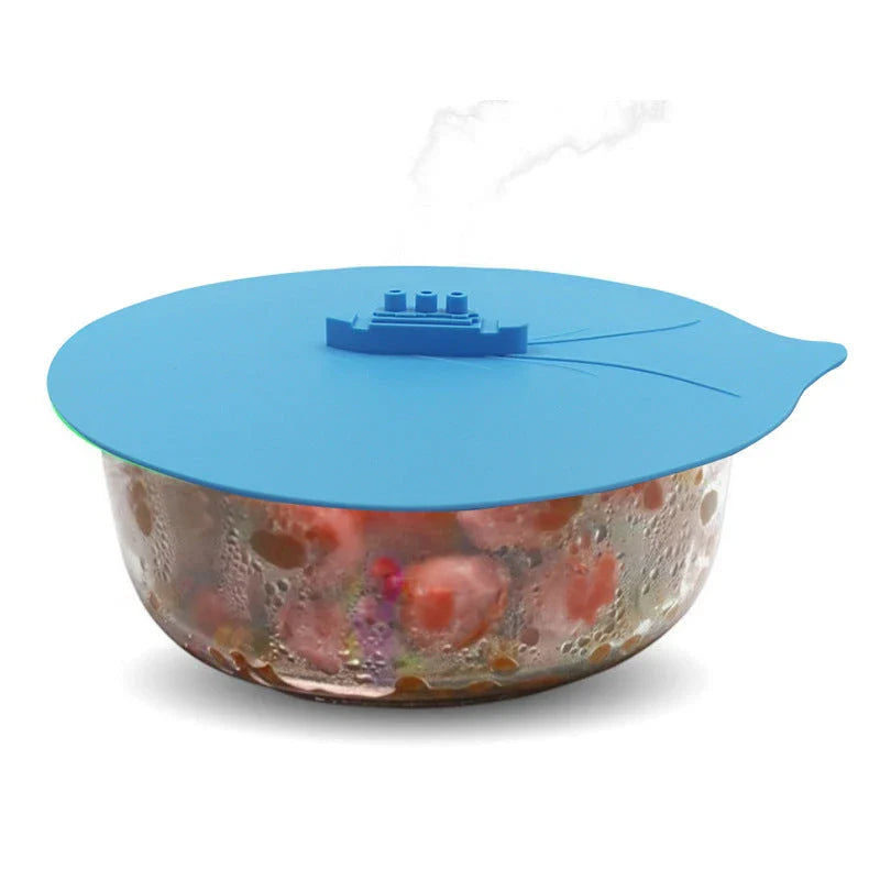 Versatile Silicone Pot Lid - Innovative Kitchen Accessory with Steam Release Ports