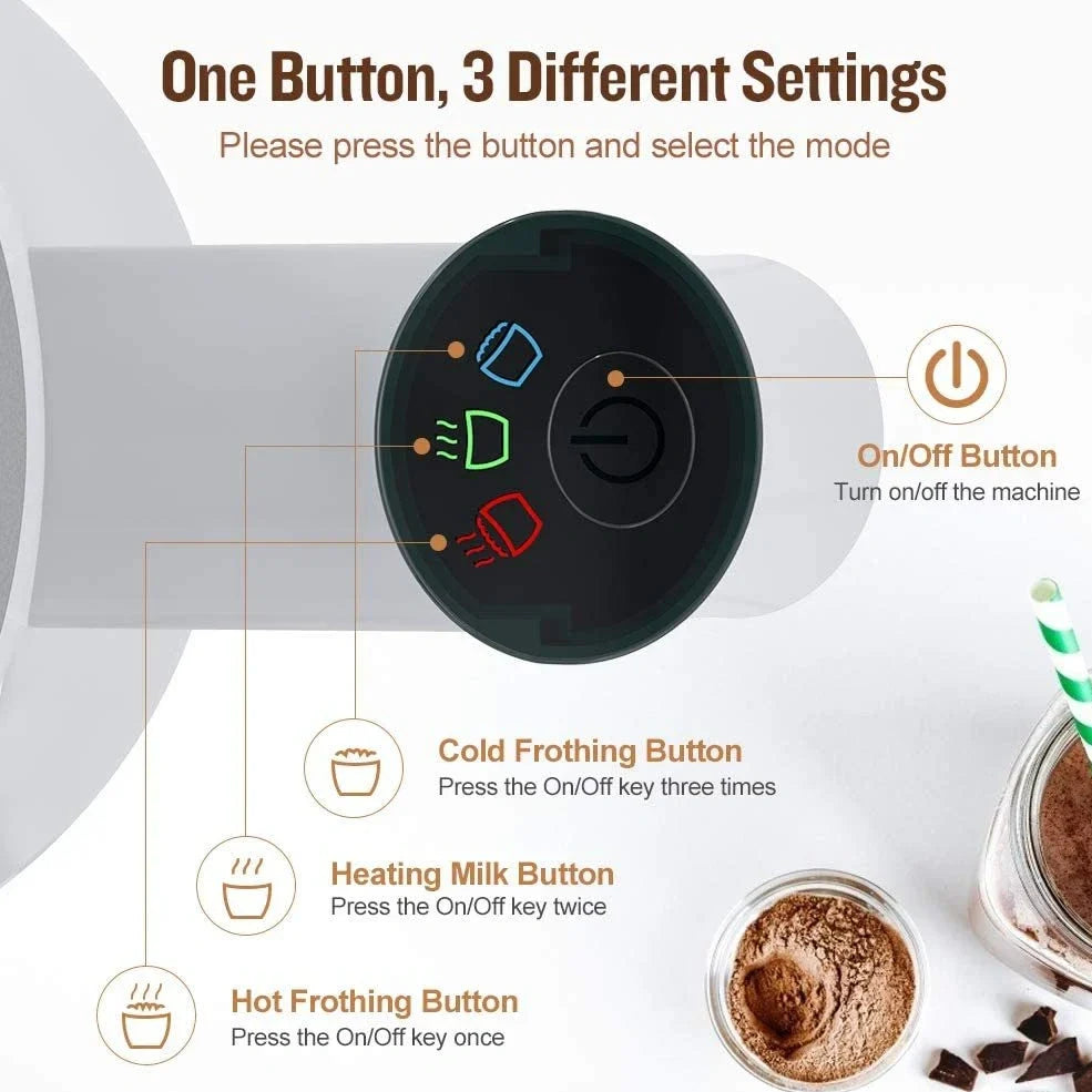 Steak machine dual-use cooking stick with touch screen and stainless steel construction