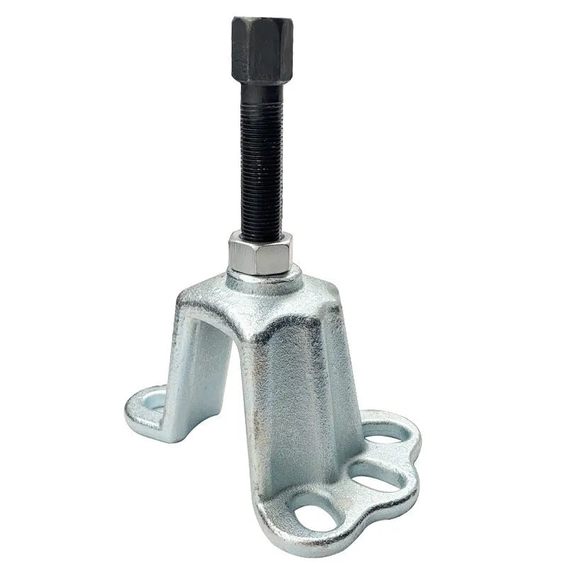 Chrome vanadium steel wheel hub drum brake removal tool with three style heads for different vehicles.