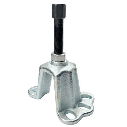 Chrome vanadium steel wheel hub drum brake removal tool with three style heads for different vehicles.