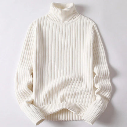 Men's and women's turtleneck sweater in various colors for autumn and winter wear