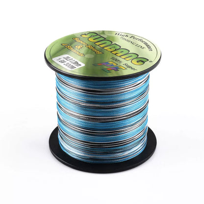 PE Strong Horse Braided Fishing Line 300 M in camouflage colors for stealth fishing