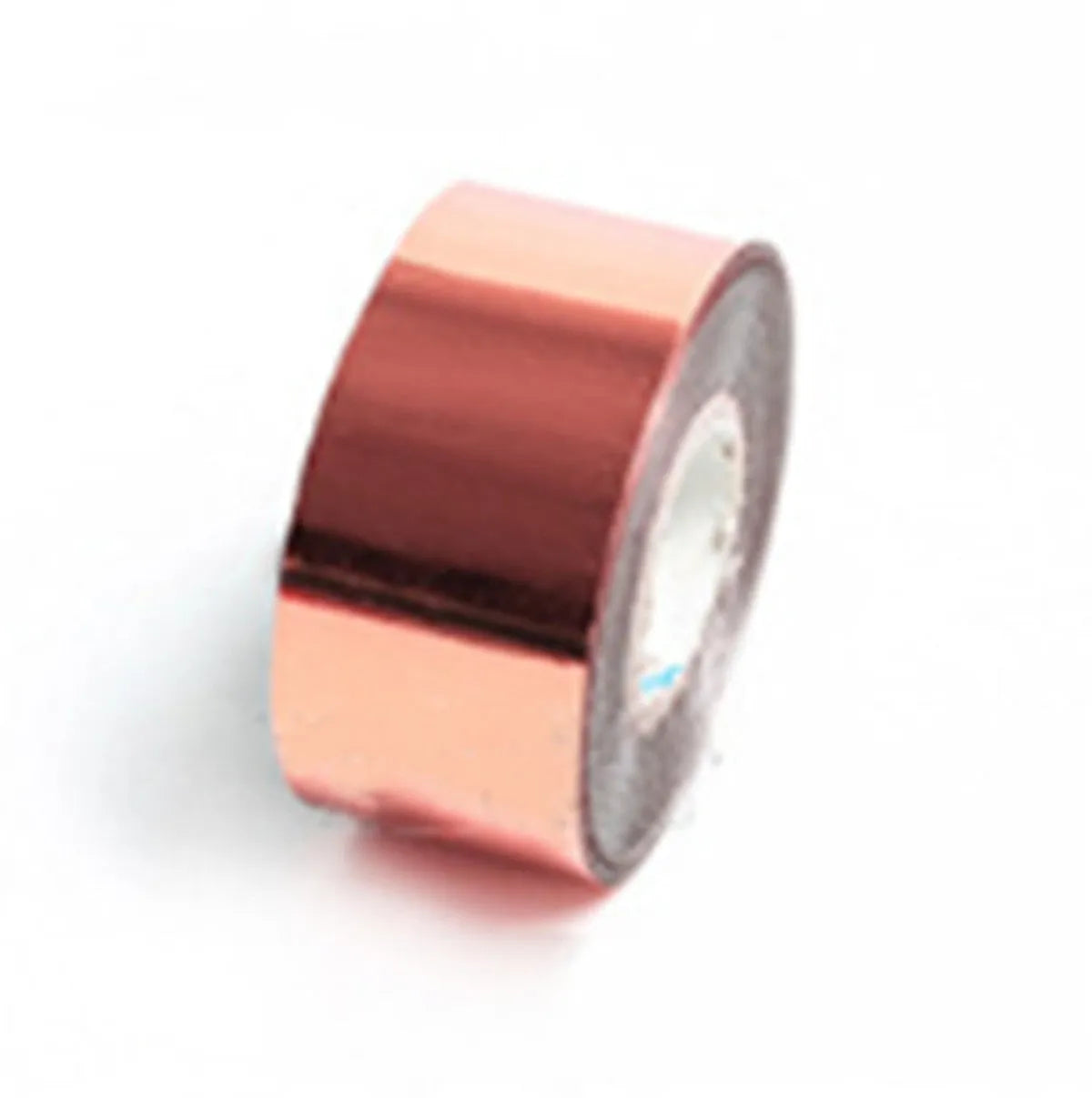 Roll of electrochemical aluminium hot foil for branding on leather and plastic, showing metallic finish and 120m length