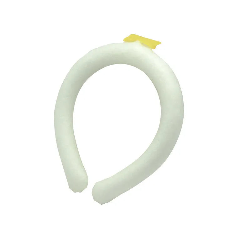 PVC cooling neck ice ring for outdoor sports in multiple colours with temperature settings
