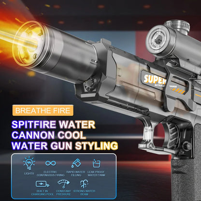 Ice Mouse electric water gun toy with 500ml water tank and high-speed firing system
