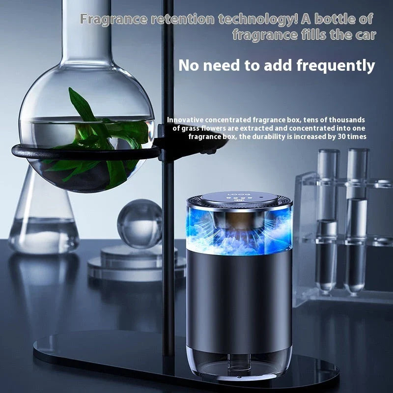 Stylish car diffuser air freshener with natural fragrance options for RVs, trucks, and sedans