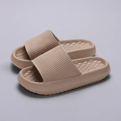 Comfy slip-on sandals with stylish rhombus pattern design, available in various colors and sizes