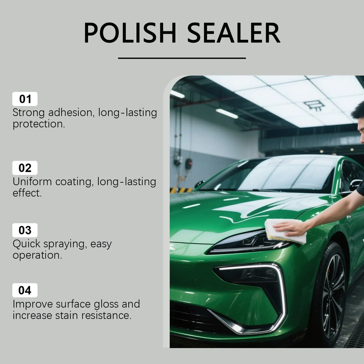120ml ceramic coating spray bottle for vehicle paint protection with anti-fading properties