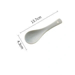 Pure Color Matte Ceramic Plate Set in pink, grey, white, and blue