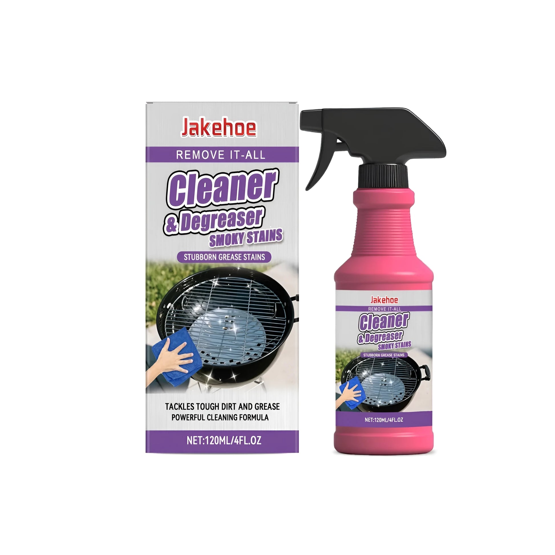 120ml bottle of barbecue grill rack cleaning spray