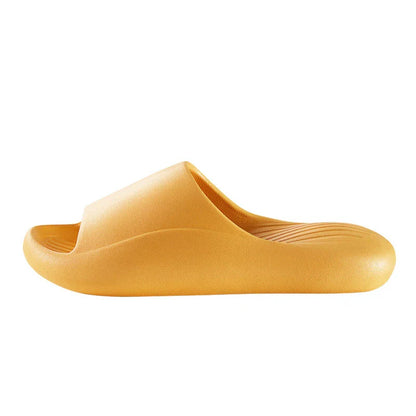 Fashionable and comfortable slippers with cushioned soles and anti-skid technology, available in a variety of vibrant colors.