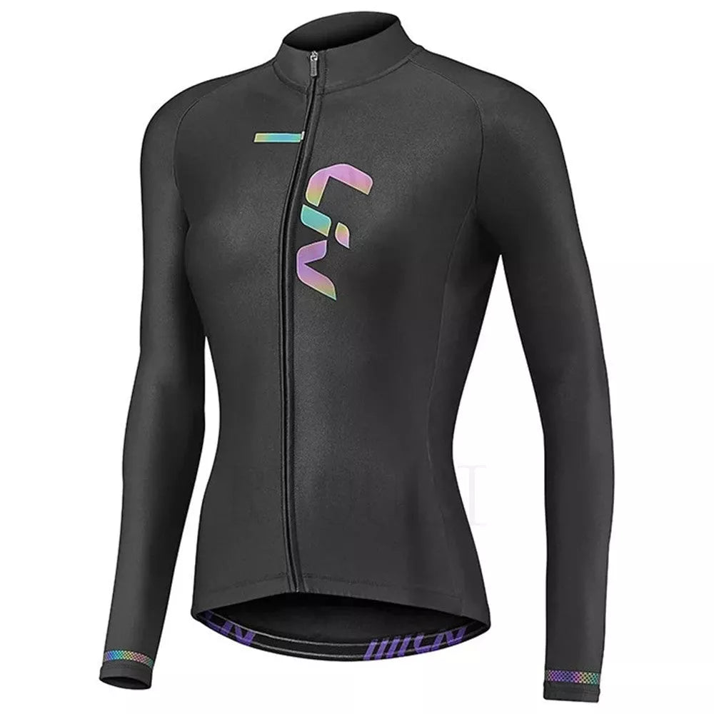 Women's leisure cycling suit in breathable polyester for comfortable rides