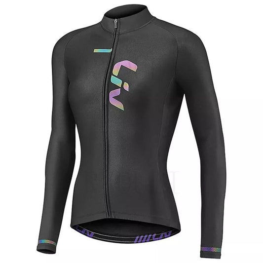 Women's leisure cycling suit in breathable polyester for comfortable rides