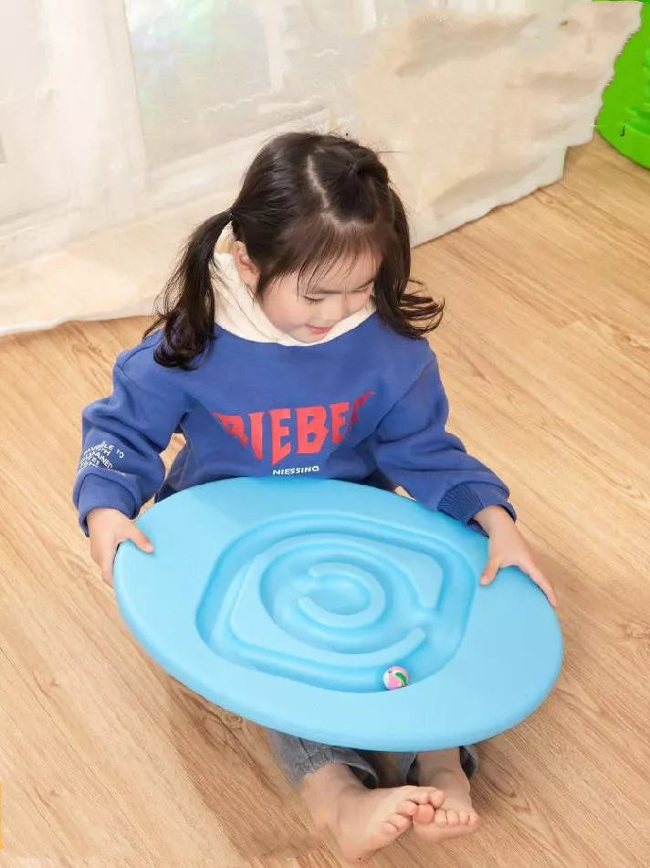 Colorful egg-shaped snail balance board for children's concentration and balance training