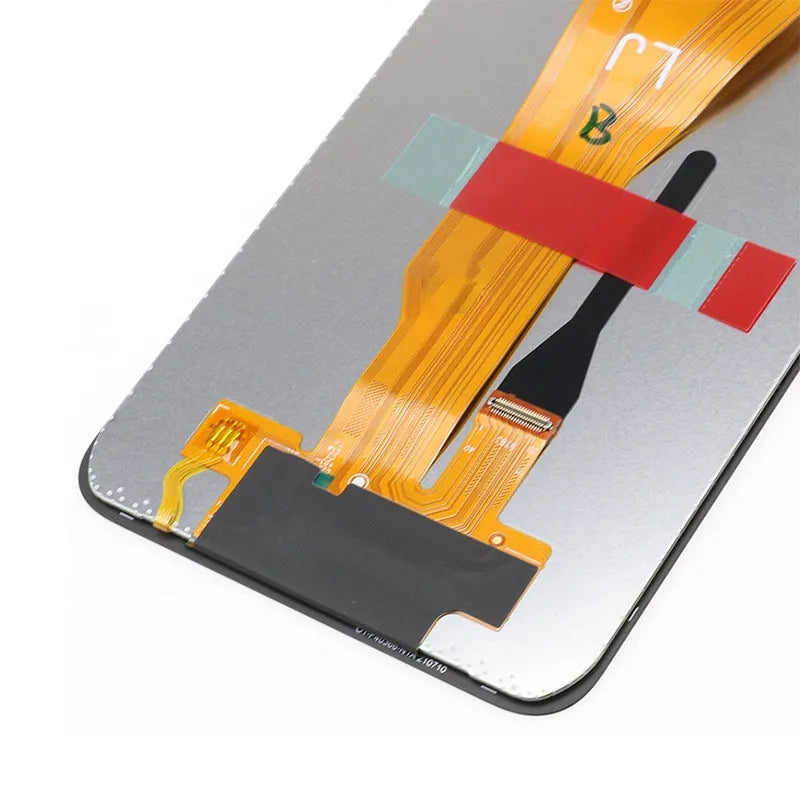 Samsung A03 Core mobile phone LCD screen assembly replacement part showing framed and frameless options