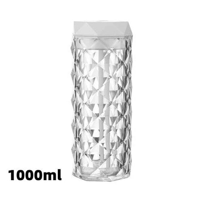 Crystal Lamp Humidifier with Soothing Mist and Customizable Lighting for Home Decor