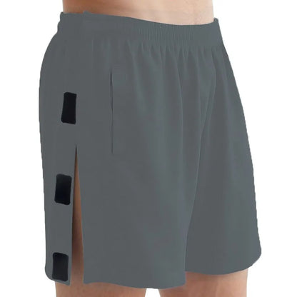 Men's fracture underwear shorts with Velcro waist and leg fastening, polyester, available in four colours and sizes S to 2XL.