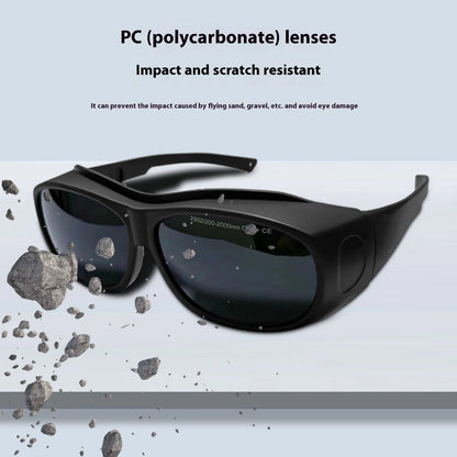 Photon skin rejuvenation laser protection goggles with 200-2000nm filtering and polycarbonate construction