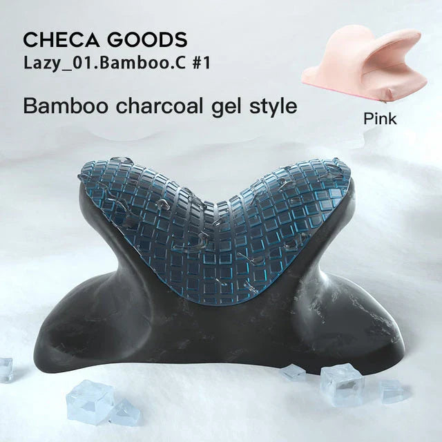 Ergonomic memory foam nap pillow with unique 'butterfly' shape design for comfortable desk or classroom power naps