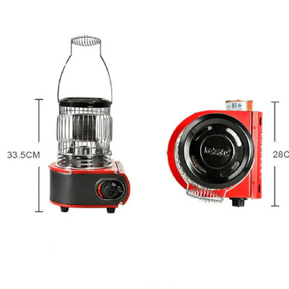 Multifunctional outdoor heating stove with 2.0KW power output and compact design