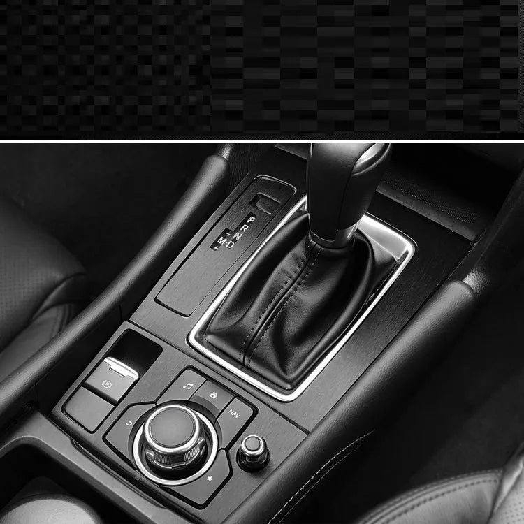 Unksera car interior decorative film sticker kit with 12 pre-cut pieces for dashboard and centre console protection
