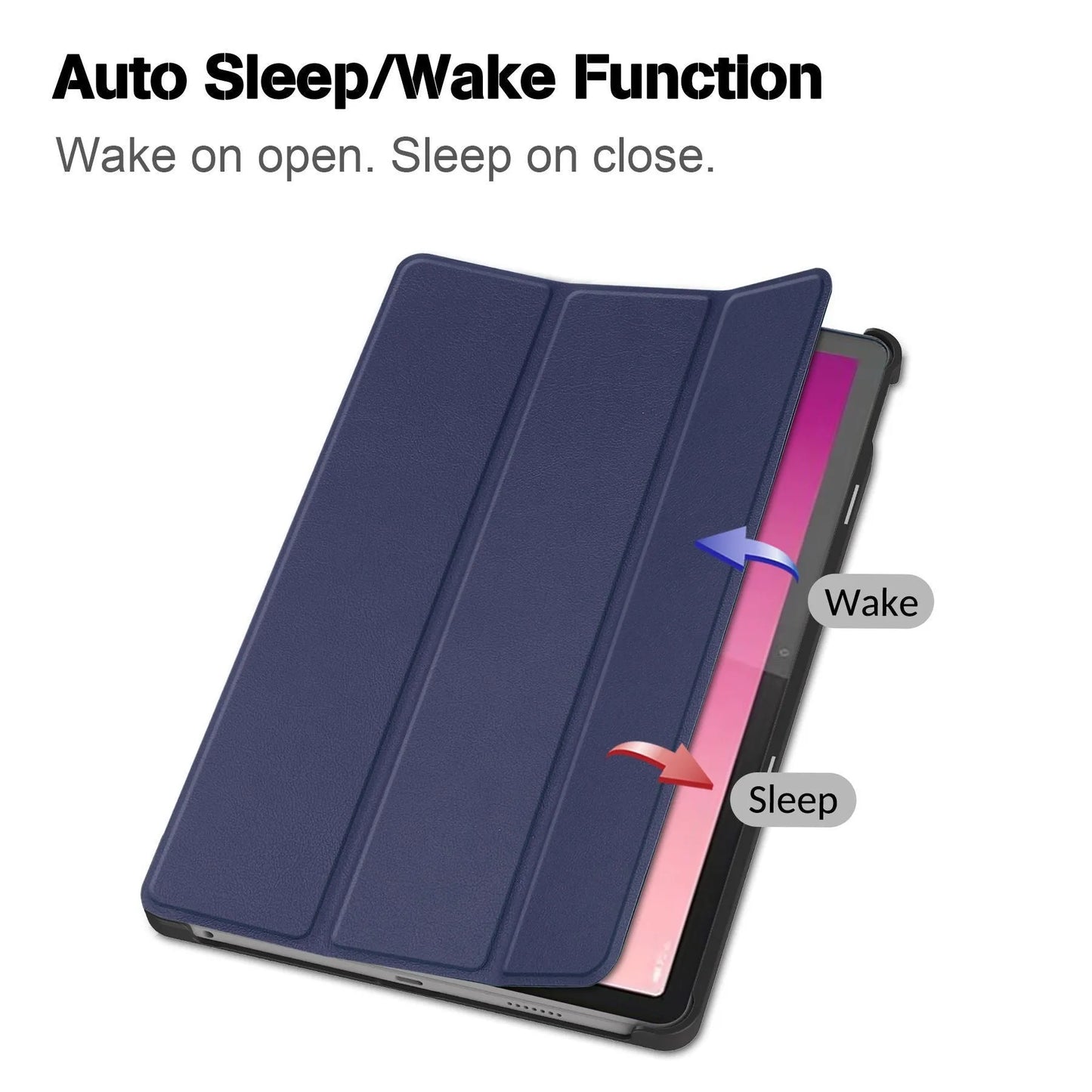 Lenovo Tab P12 tablet protective case with foldable stand in multiple colour options