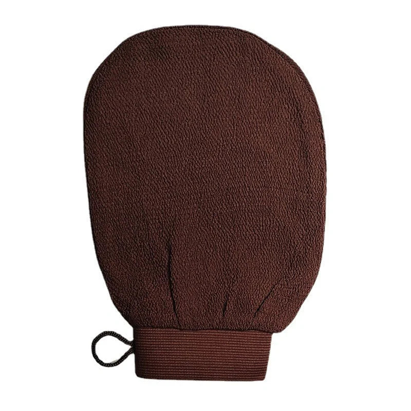 Vibrant multicolor rayon exfoliating bath gloves for soft, glowing skin