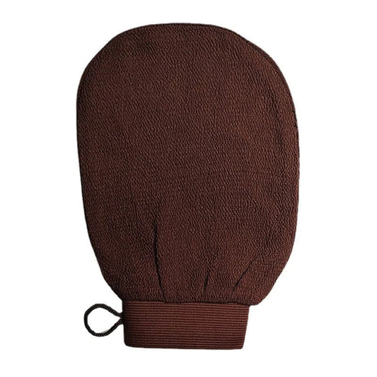 Vibrant multicolor rayon exfoliating bath gloves for soft, glowing skin