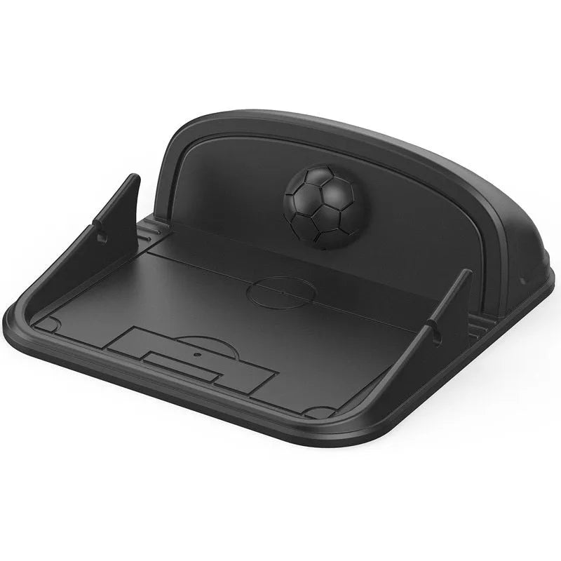 Silicone automobile and desktop phone holder in Peak-X5 colour showing non-slip construction