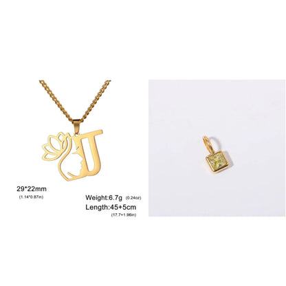 Stainless steel fashion necklace with geometric cross chain design and electroplated finish in gold or silver colour