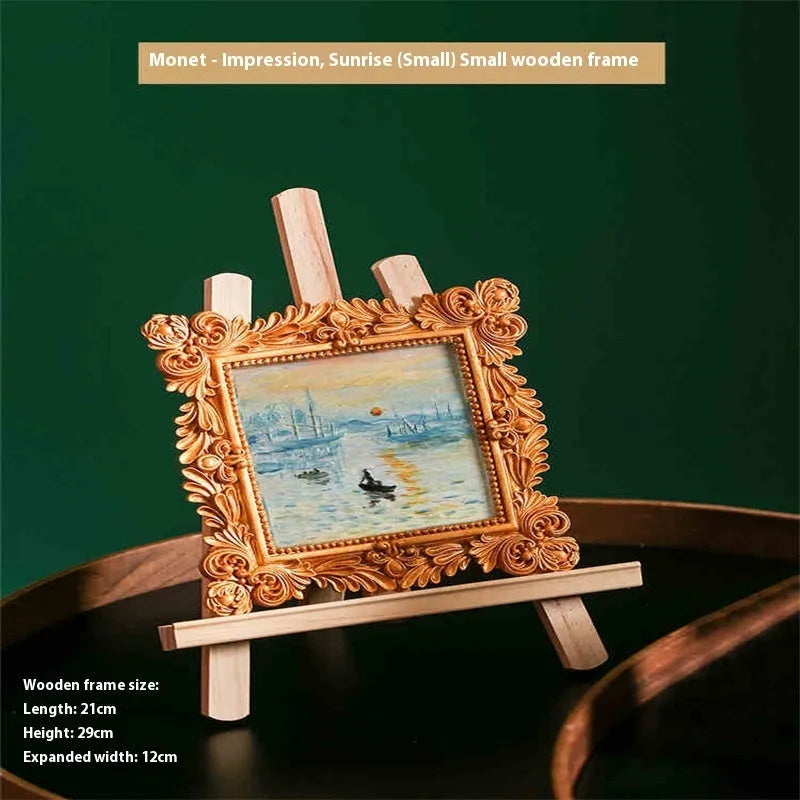 DIY oil painting kit with epoxy canvas, propylene paints, and brushes for creating hand-drawn artwork at home