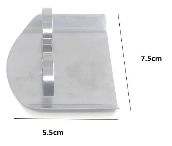 Stainless steel finger guard for vegetable cutting protection in single and double finger sizes