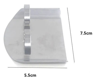 Stainless steel finger guard for vegetable cutting protection in single and double finger sizes