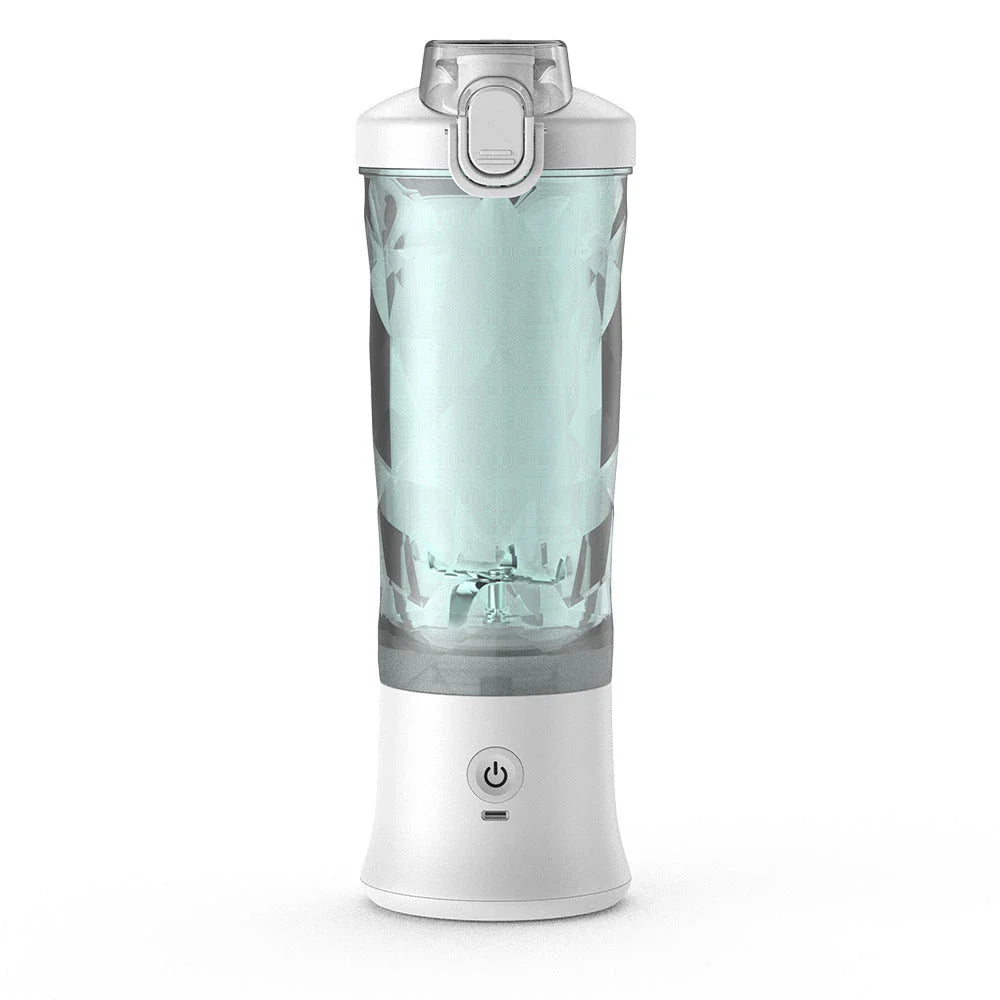 Powerful portable blender with 6-blade design for smoothies and shakes on the go