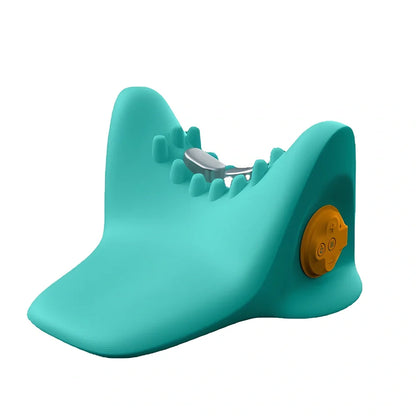 USB-powered electric massage pillow with compact dimensions for vehicle and home use