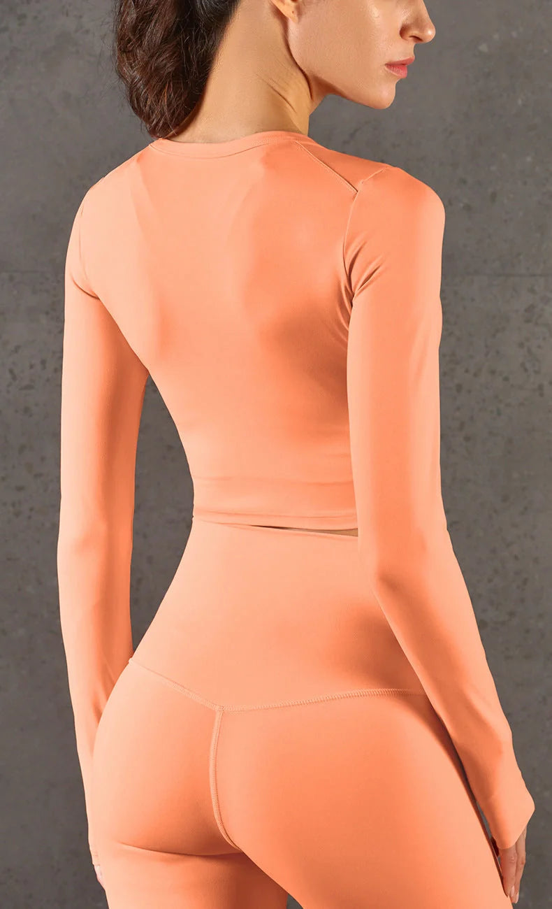 High-elastic tight-fitting slim finger sleeves for fitness in various colors