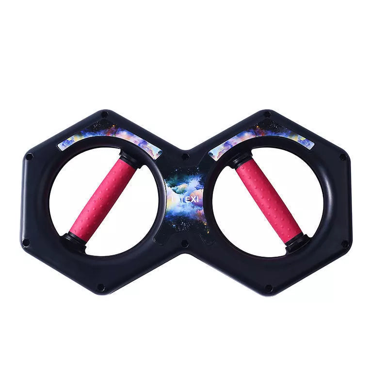 Office Fitness Multifunctional 8-character Wrist Power Machine in black and pink for grip strength training
