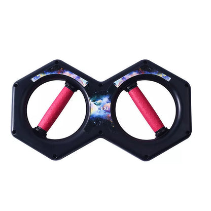 Office Fitness Multifunctional 8-character Wrist Power Machine in black and pink for grip strength training