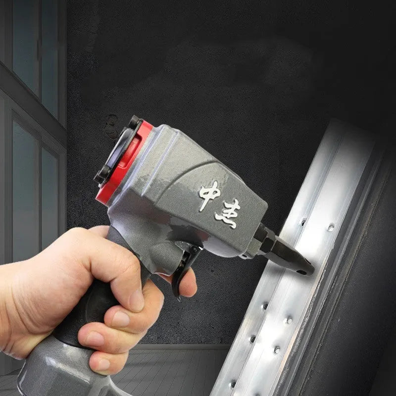 DK30 metal air nail gun for punching 2.5-3.0mm holes in fabrics, with 1.05kg weight and pneumatic operation.