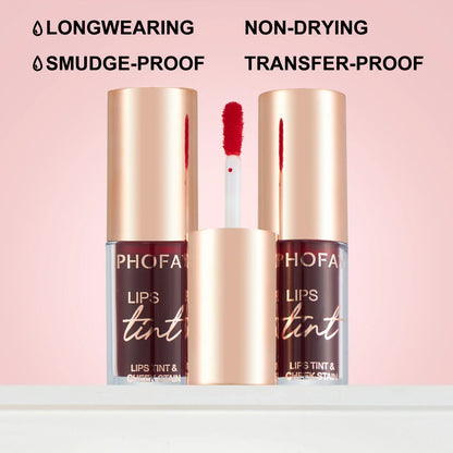 PHOFAY Lip Tint offering long-wearing, vibrant color for lips and cheeks