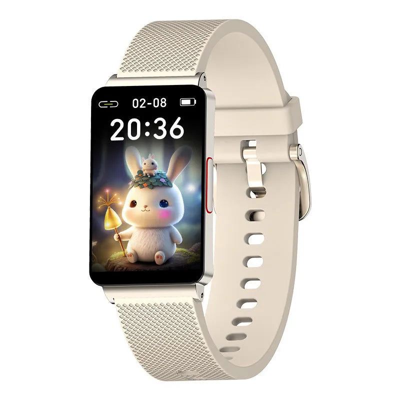 Blood Glucose EP08 Smart Bracelet in black with touch-type interface and TPU strap