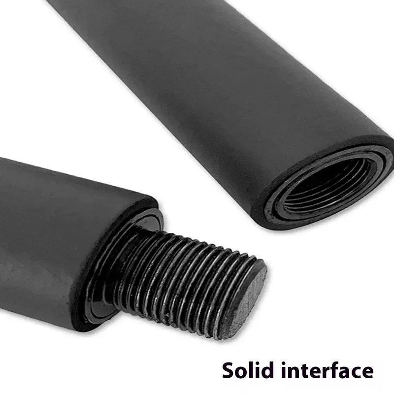 Pull rope resistance training stick with two-segment push-and-pull rod