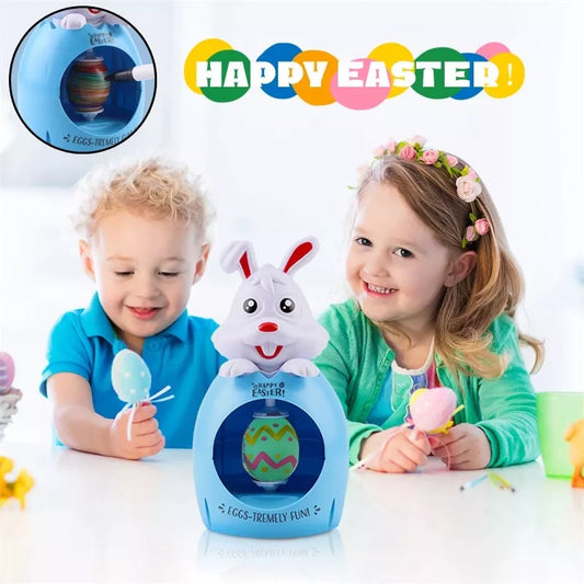 Easter egg decoration kit for kids with sound and light features, safe and non-toxic