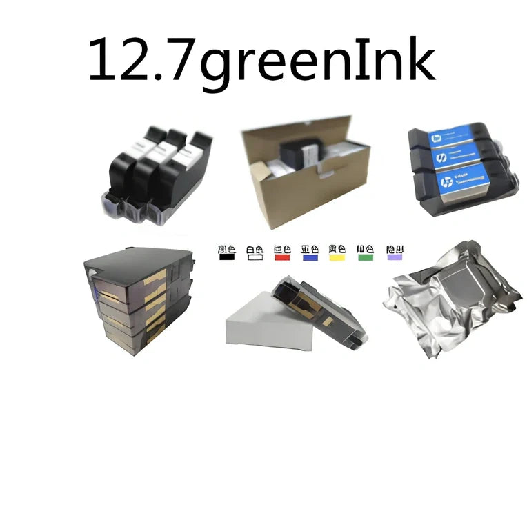 Hand-held inkjet printer with 12.7mm print head, black ink, dimensions 100x120x200mm for industrial marking