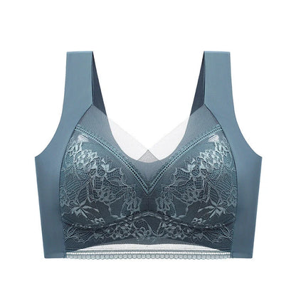 Cool summer ice silk seamless bras for women, offering breathable comfort and stylish design