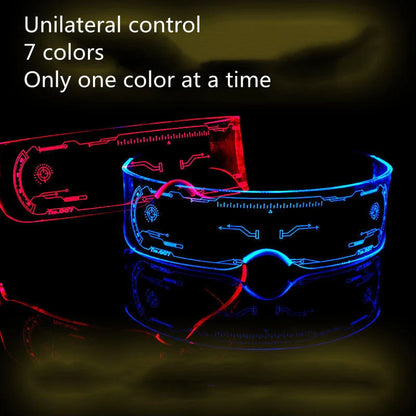 Vibrant LED party glasses with customizable color-changing effects, perfect for festivals, concerts, and celebrations