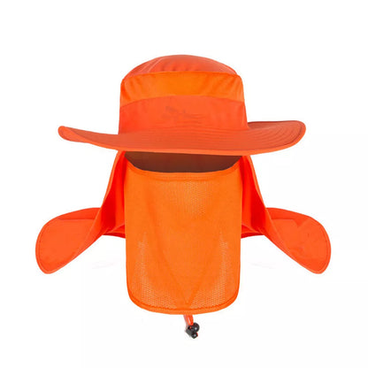 Fisherman's hat with full sun, water, and UV protection in various colors