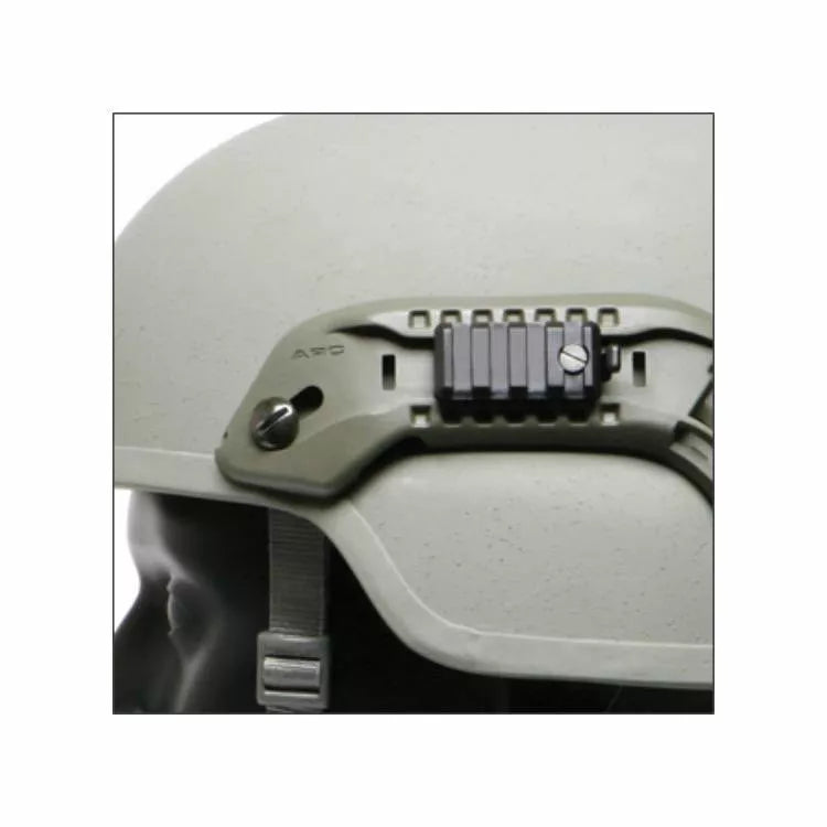 Tactical helmet guide rail 2 slider accessories in black sand army green, 20mm size